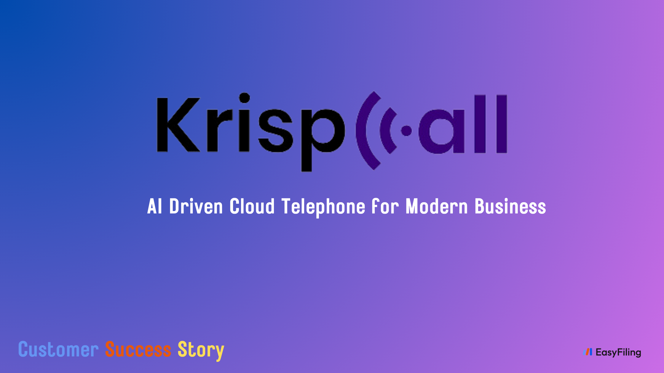 Krispcall with Easyfiling