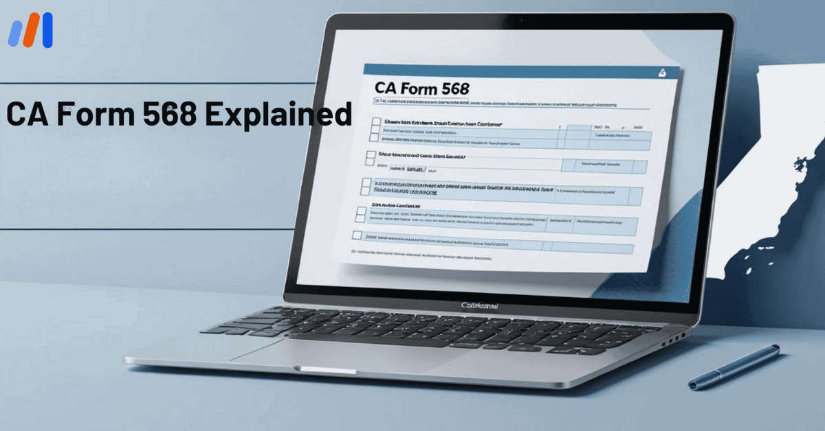 CA Form 568