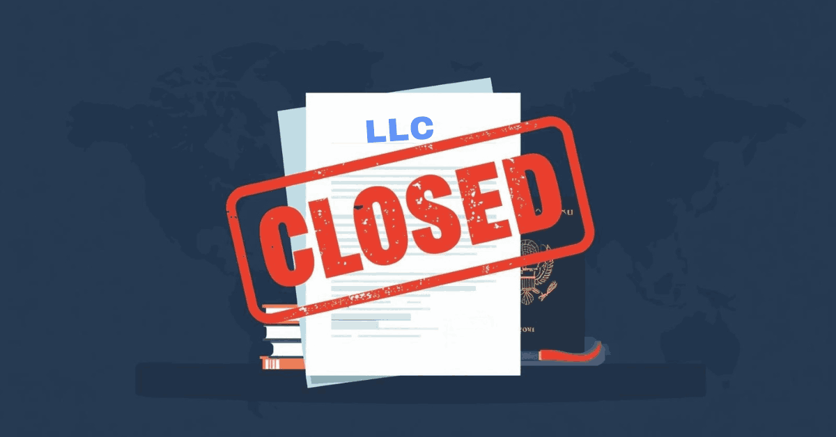 dissolve an LLC as a non-resident